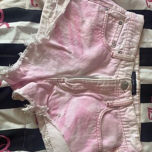 Aeropostale Soft Pink High Rise Shorts